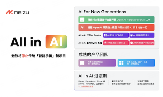 魅族公布 All in AI 全新战略规划 现有产品正常享有软硬件维护服务_fororder_image001